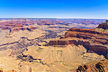 Grand Canyon, from Hermit Road, Grand Canyon National Park, UNESCO World Heritage Site, Arizona, United States of America, North America