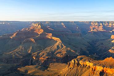 Grand Canyon at sunset, Yaki Point, Grand Canyon National Park, UNESCO World Heritage Site, Arizona, United States of America, North America