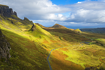 Quiraing, Isle of Skye, Inner Hebrides, Scotland, United Kingdom, Europe