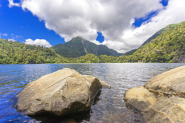 El Toro Lake, Huerquehue National Park, Pucon, Chile, South America