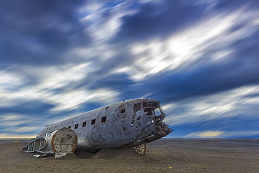 Solheimasandur Plane Wreck DC-3 aircraft, South Iceland, Iceland, Polar Regions