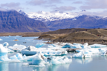 Jokulsarlon glacier lagoon, Iceland, Polar Regions