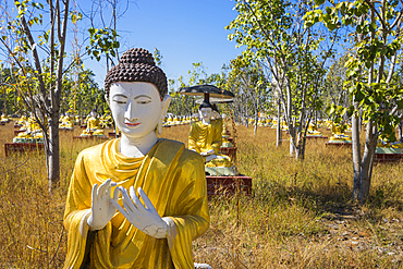 Garden of Thousand Buddhas, Monywa, Myanmar (Burma), Asia