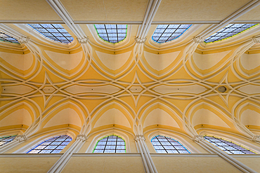 Interior of Cathedral of Assumption of Our Lady and St. John the Baptist, UNESCO World Heritage Site, Kutna Hora, Czech Republic (Czechia), Europe