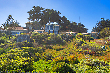 Exterior of Pablo Neruda Museum, Isla Negra, Chile, South America