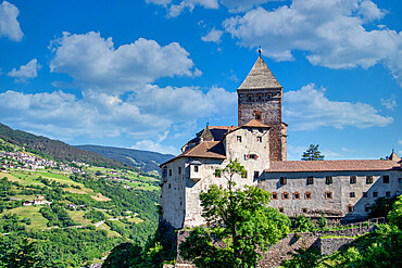 Trostburg Castle, Bozen district, Val Gardena, Sud Tirol, Italy, Europe