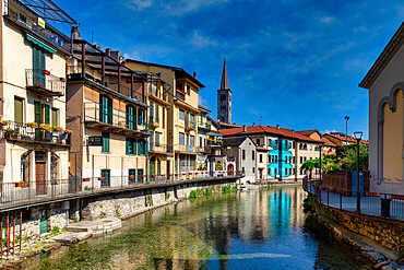 Historic center, Omegna, Lake Orta, Verbania district, Piedmont, Italian Lakes, Italy, Europe