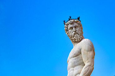 The Fountain of Neptune, Piazza della Signoria, Florence, UNESCO World Heritage Site, Tuscany, Italy, Europe