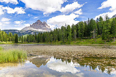 Antorno Lake, Tre Cime di Lavaredo, Belluno Dolomites, Auronzo di Cadore, Belluno District, Veneto, Italy, Europe