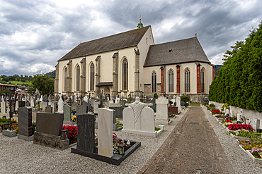 Cemetery, Sterzing, Sudtirol (South Tyrol) (Province of Bolzano), Italy, Europe