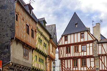 The old town, Vannes, Morbihan, Brittany, France, Europe