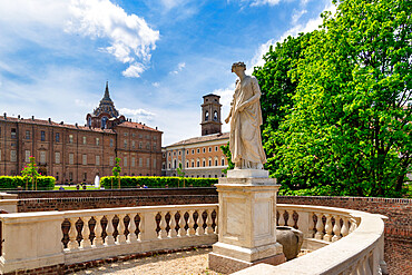 The gardens of the Royal Palace, Torino (Turin), Piedmont, Italy, Europe