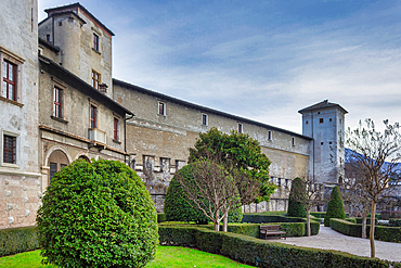 Castello del Buon Consiglio. Trento, Trentino Alto Adige, Italy, Europe