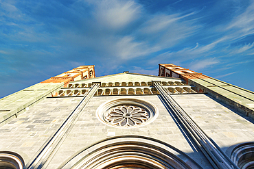 Saint Andrew Gothic Church, century XIII, Vercelli, Piedmont, Italy, Europe