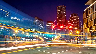 Morning Traffic at Boston's Seaport