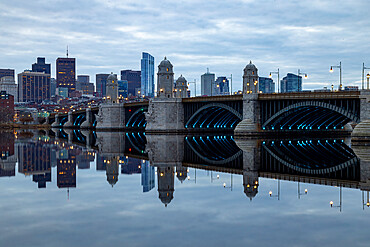 Boston Skyline over The Charles River