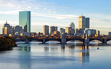 Boston Skyline with Longfellow Bridge