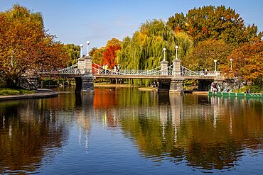 Boston's Public Garden Lagoon Bridge