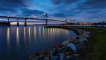 Mount Hope Bridge from Bristol Town Common