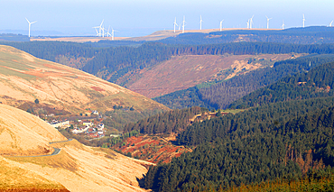 Afan Valley from Bwylch, South Wales