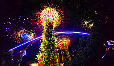 Gardens By The Bay light show, Singapore