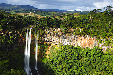 Chamarel Falls, Mauritius, Indian Ocean, Africa