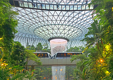 Jewel Changi Airport (interior gardens), Singapore
