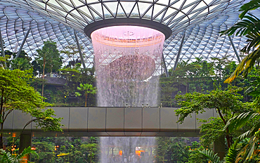 Jewel Changi Airport (interior gardens), Singapore
