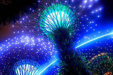 Lightshow, The Gardens by the Bay, Singapore