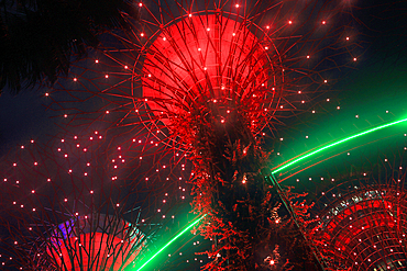Lightshow, The Gardens by the Bay, Singapore