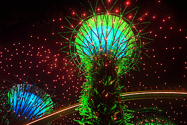 Lightshow, The Gardens by the Bay, Singapore
