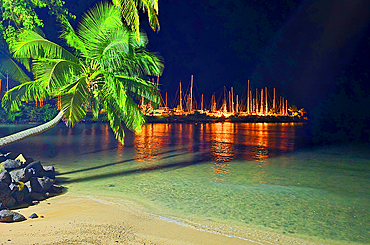 First Landing Beach Resort, Nalamu Beach at Vuda Point, near Nadi, Viti Levu, Fiji, South Pacific