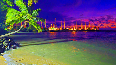 First Landing Beach Resort, Nalamu Beach at Vuda Point, near Nadi, Viti Levu, Fiji, South Pacific
