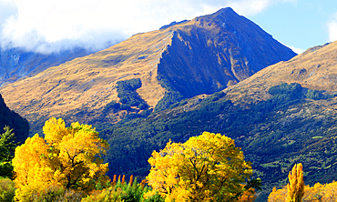 The Southern Alps in autumn, South Island, New Zealand