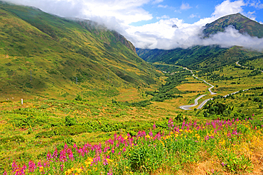 L'Ariege valley near el Pas de la Casa, Pyrenees