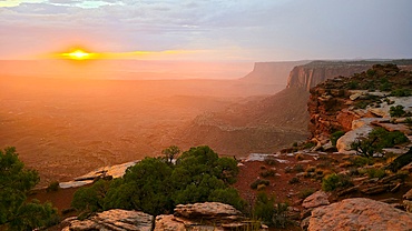 Sunset from Grand View Point, Canyonlands, Utah, USA