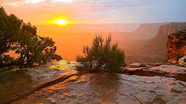 Sunset from Grand View Point, Canyonlands, Utah, USA
