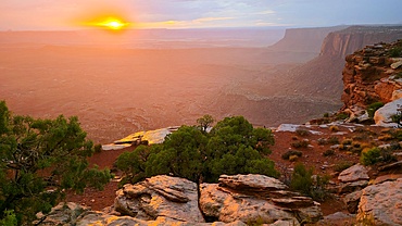 Sunset from Grand View Point, Canyonlands, Utah, USA