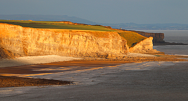 Looking towards Nash Point from Southerndown, Glamorgan Heritage Coast, South Wales, United Kingdom, Europe