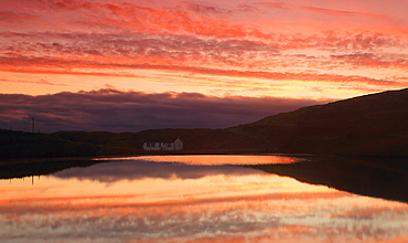 Dusk, South Harris, Outer Hebrides, Scotland, United Kingdom, Europe