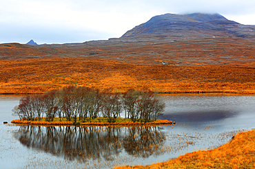 Assynt landscape, Highland, Scotland, United Kingdom, Europe