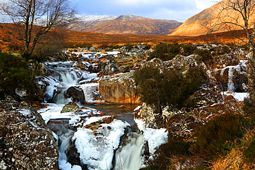 River Coupall, near Glen Coe, Highland, Scotland, United Kingdom, Europe