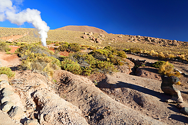 El Tatio Geyser Field, Atacama Desert Plateau, Chile, South America