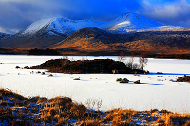 Lochan na h-Achlaise , Argyle and Bute, Highland, Scotland, United Kingdom, Europe