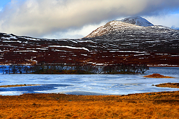 Mountain landscape, Assynt, Highland, Scotland, United Kingdom, Europe