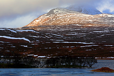 Mountain landscape, Assynt, Highland, Scotland, United Kingdom, Europe