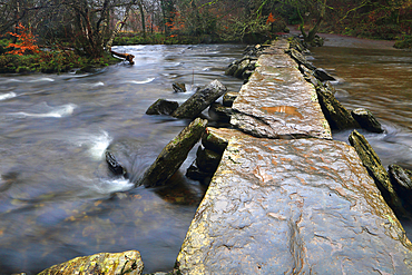 Tarr Steps, Exmoor National Park, Somerset, England, United Kingdom, Europe