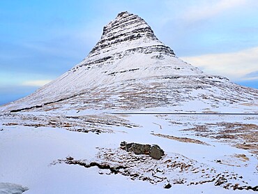 Mount Kirkjufell, Snaefellsnes Peninsula, Western Iceland, Polar Regions