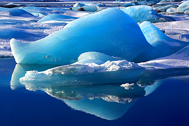 Jokulsarlon Glacier Lagoon, southern Iceland, Polar Regions