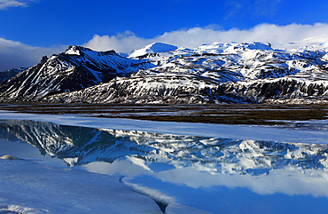 Mountains near Jokulsarlon glacier, southern Iceland, Polar Regions